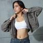 Lilac & Olive Cropped Jacket-Pack of 2
