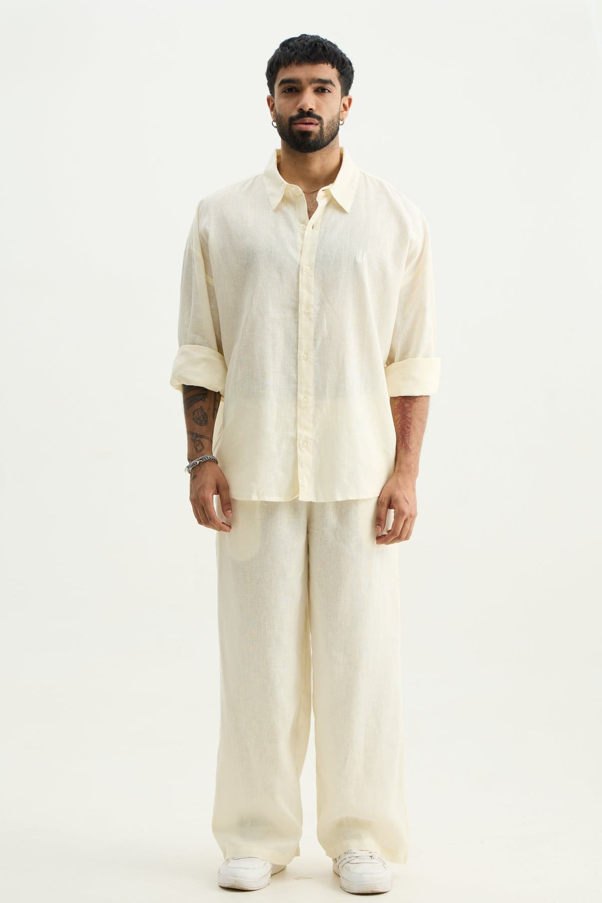 Butter Yellow Linen Co-Ord Set