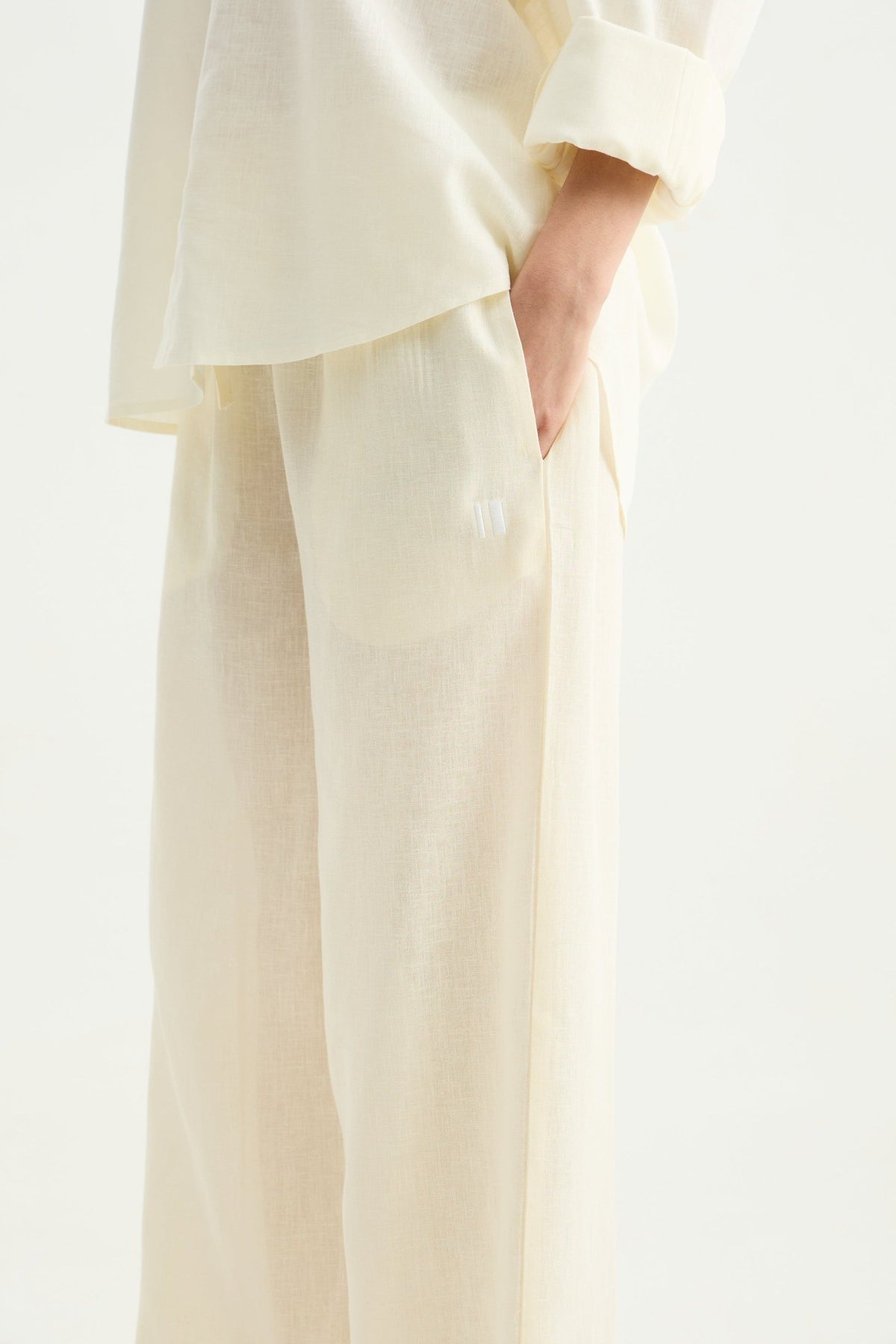 Butter Yellow Linen Co-Ord Set
