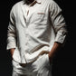 Off-White Linen-Cotton Co-Ord Set