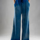 Spray Wash Baggy Joggers - Blue