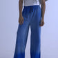 Spray Wash Baggy Joggers - Blue