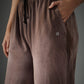 Spray Wash Baggy Joggers - Brown