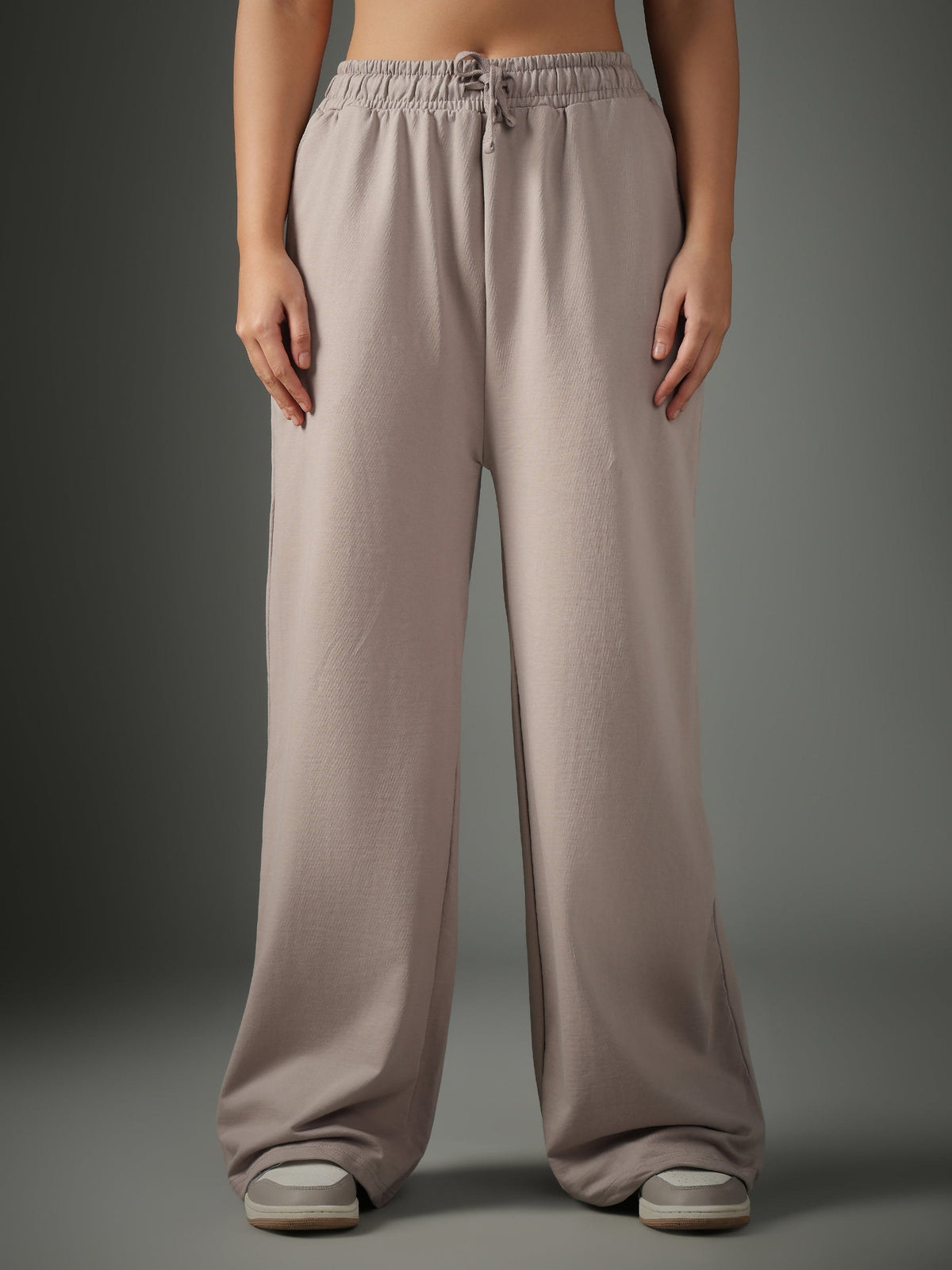Solid Sweatpants Beige