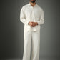 Crossknit White Shirt