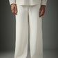 Crossknit White Pants