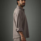 Crossknit Grey Shirt
