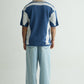 Blue Knit Polo