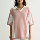 Mauve Knit Polo
