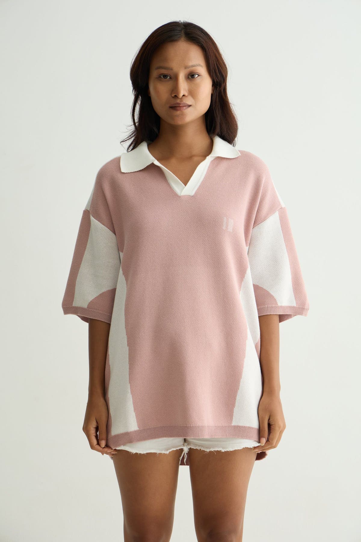 Mauve Knit Polo
