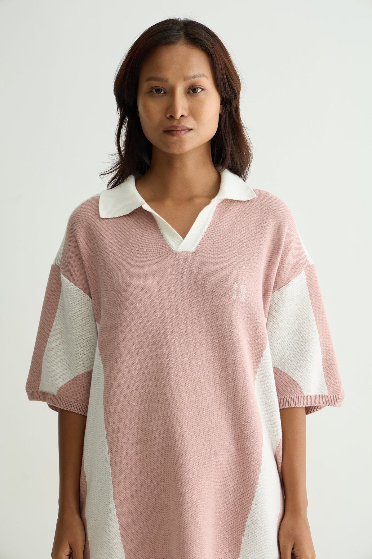 Mauve Knit Polo