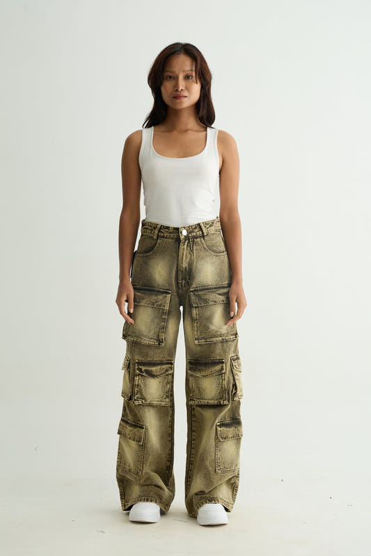 Mocha Wash Utility Cargo