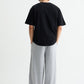 Grey Melange Baggy Joggers