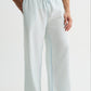 Sky Blue Washed Cotton Viscose Pant