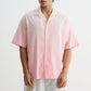 Pink Ombre Half Sleeve Shirt