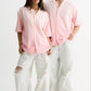 Pink Ombre Half Sleeve Shirt