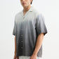 Grey Ombre Half Sleeve Shirt