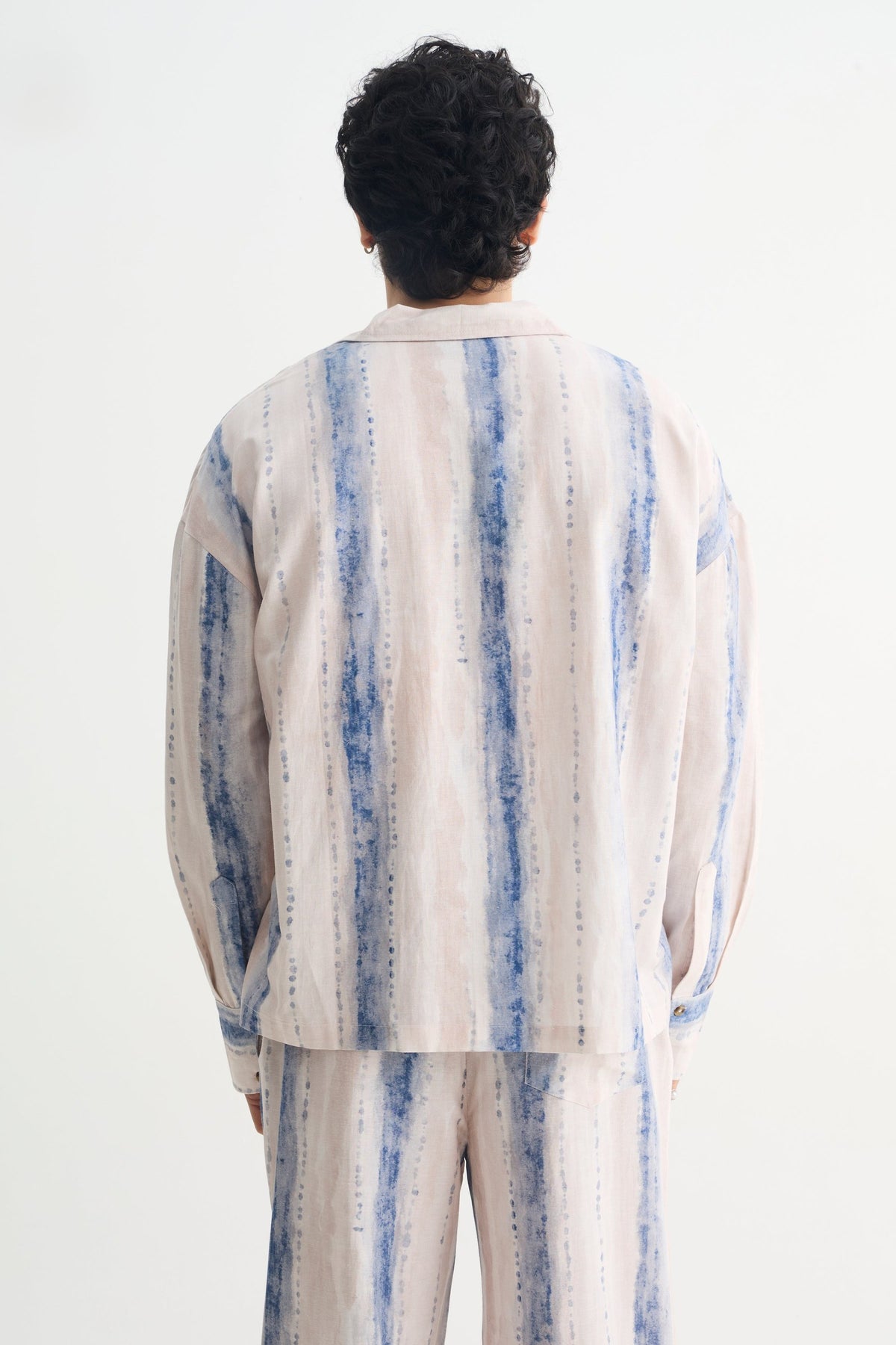 Tie Dye Cotton Viscose Shirt