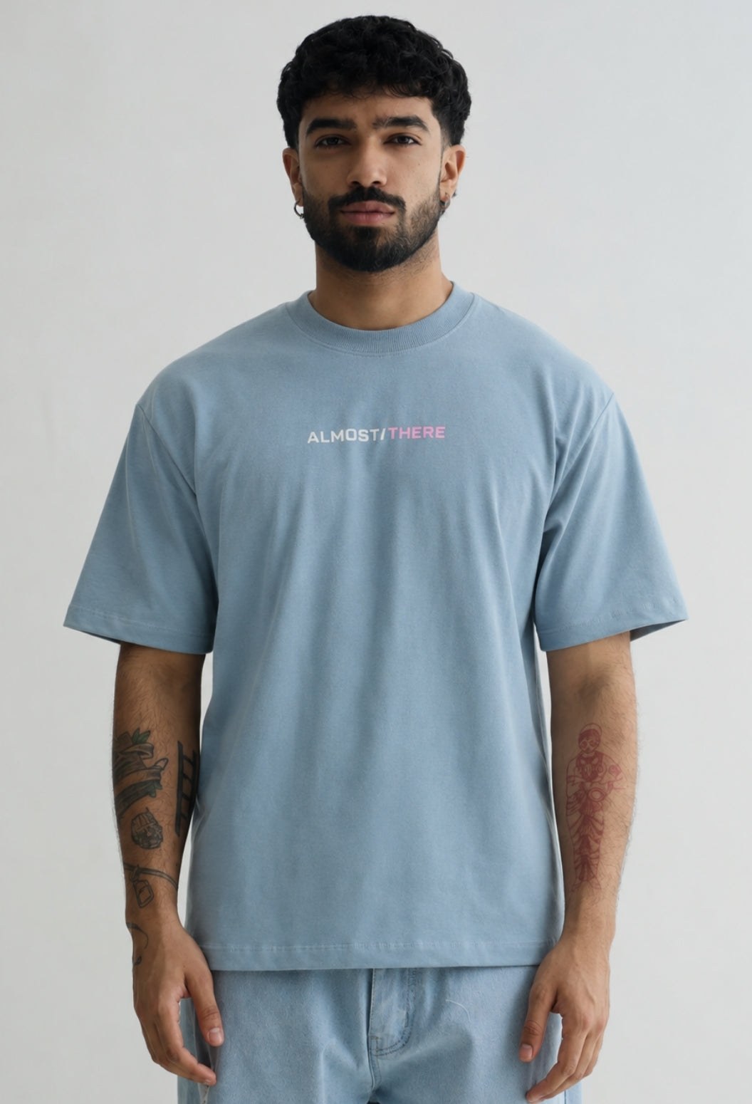 Almost/There Dusty Blue T-shirt