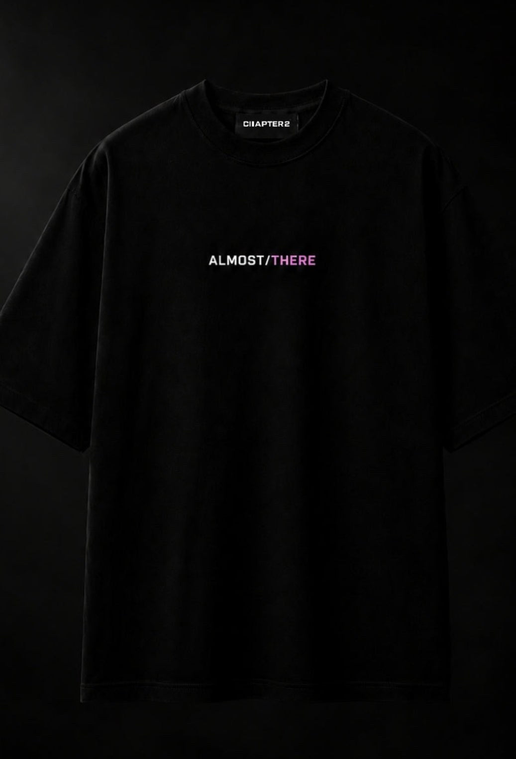 Almost/There Black T-shirt