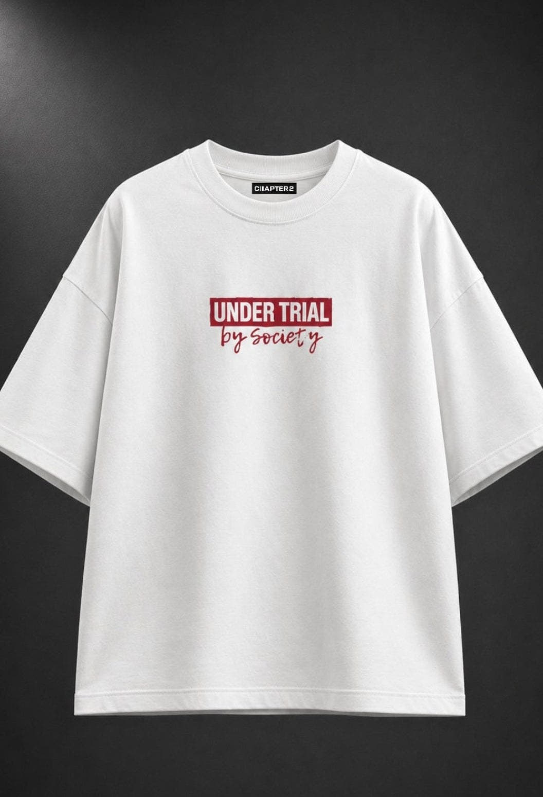 Under Trial By Society White T-Shirt