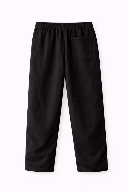 Black Linen Pants Jr