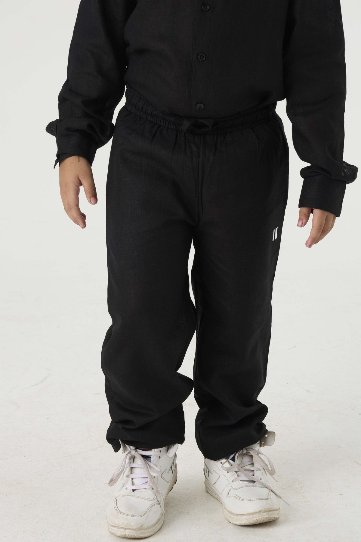 Black Linen Pants Jr