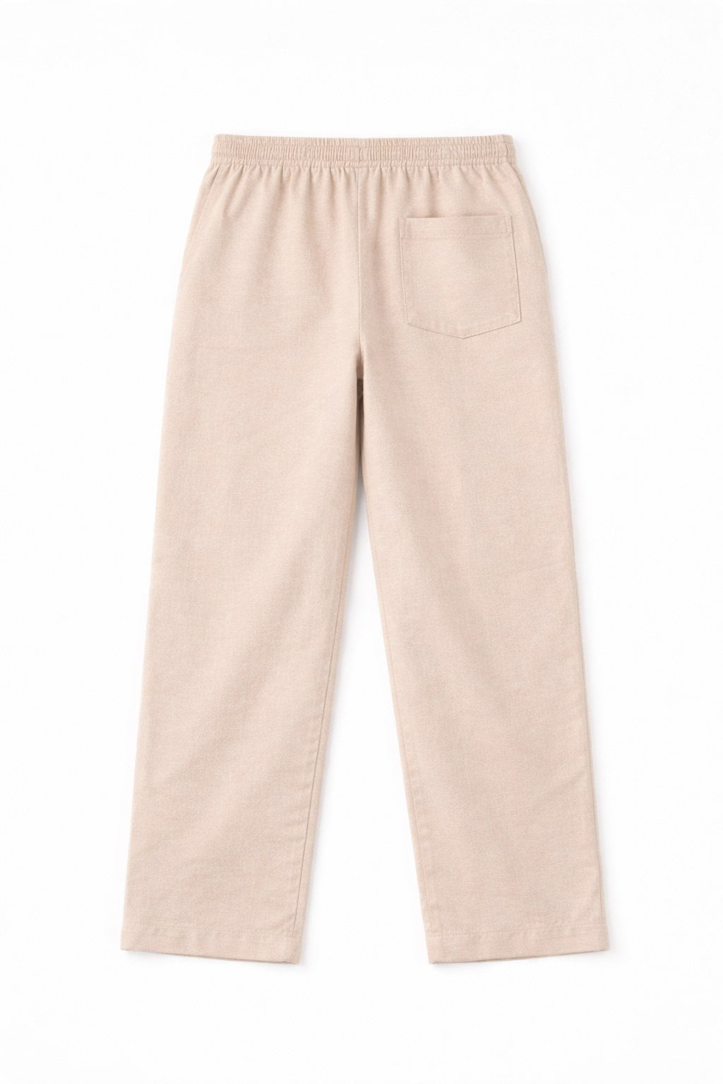 Coffee Linen Pants Jr