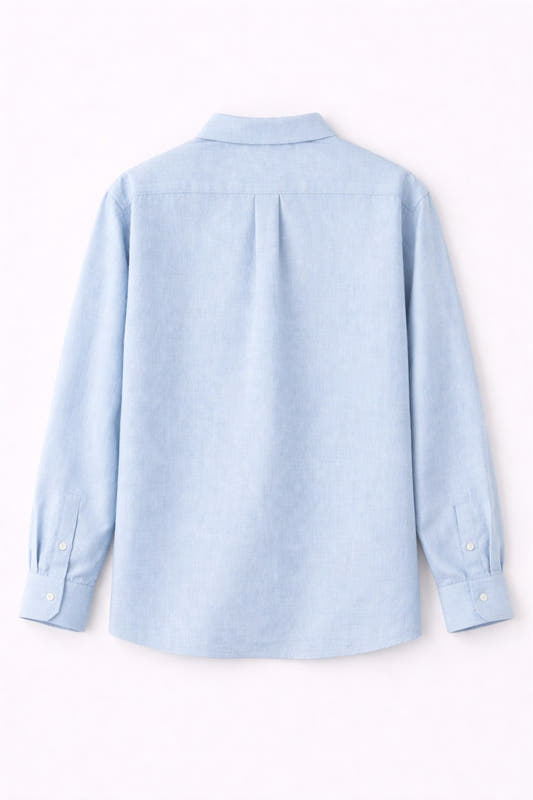 Light Blue Linen Shirt Jr
