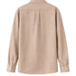 Coffee Linen Shirt Jr