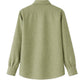 Olive Linen Shirt Jr