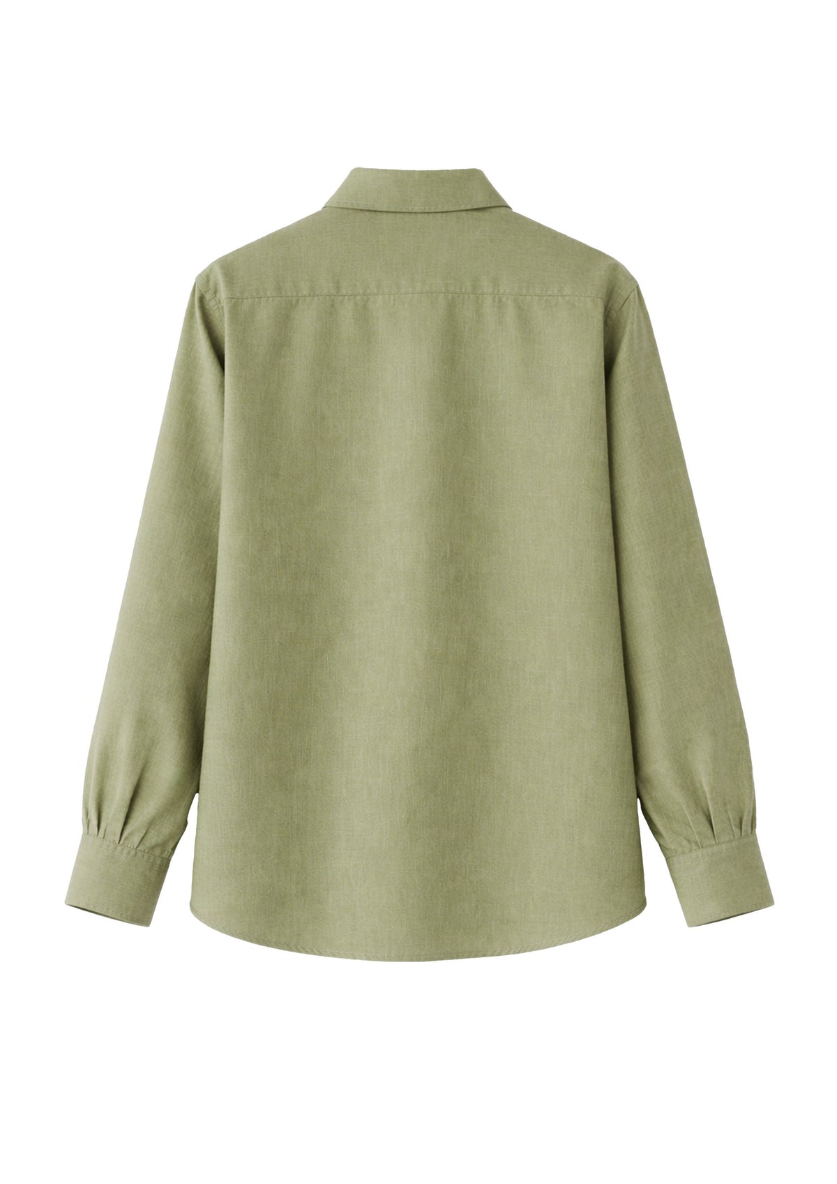 Olive Linen Shirt Jr