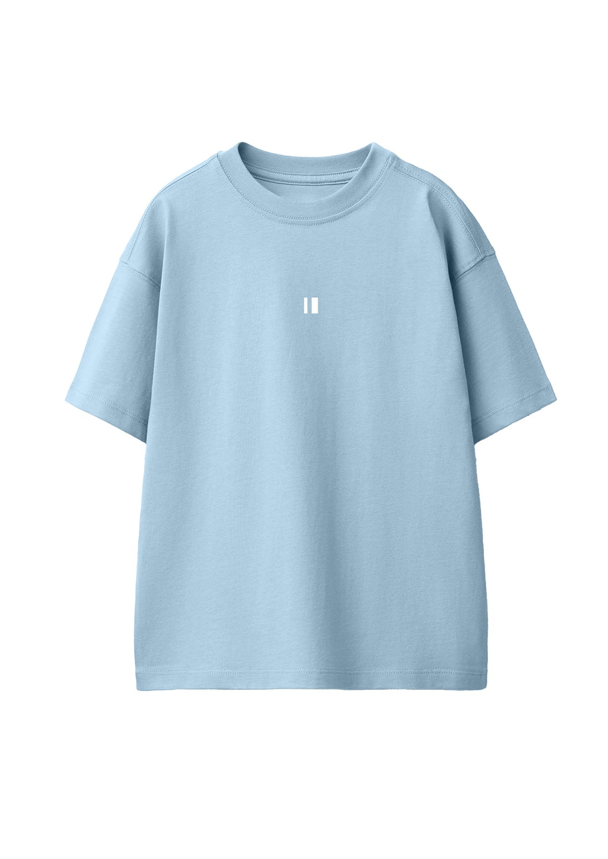 Light Blue Solid T-Shirt Jr