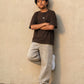 Coffee Solid T-Shirt Jr