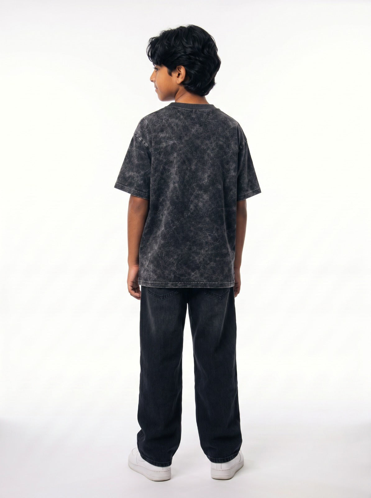 Black Washed T-Shirt Jr