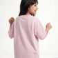 Light Pink Solid T-Shirt Jr