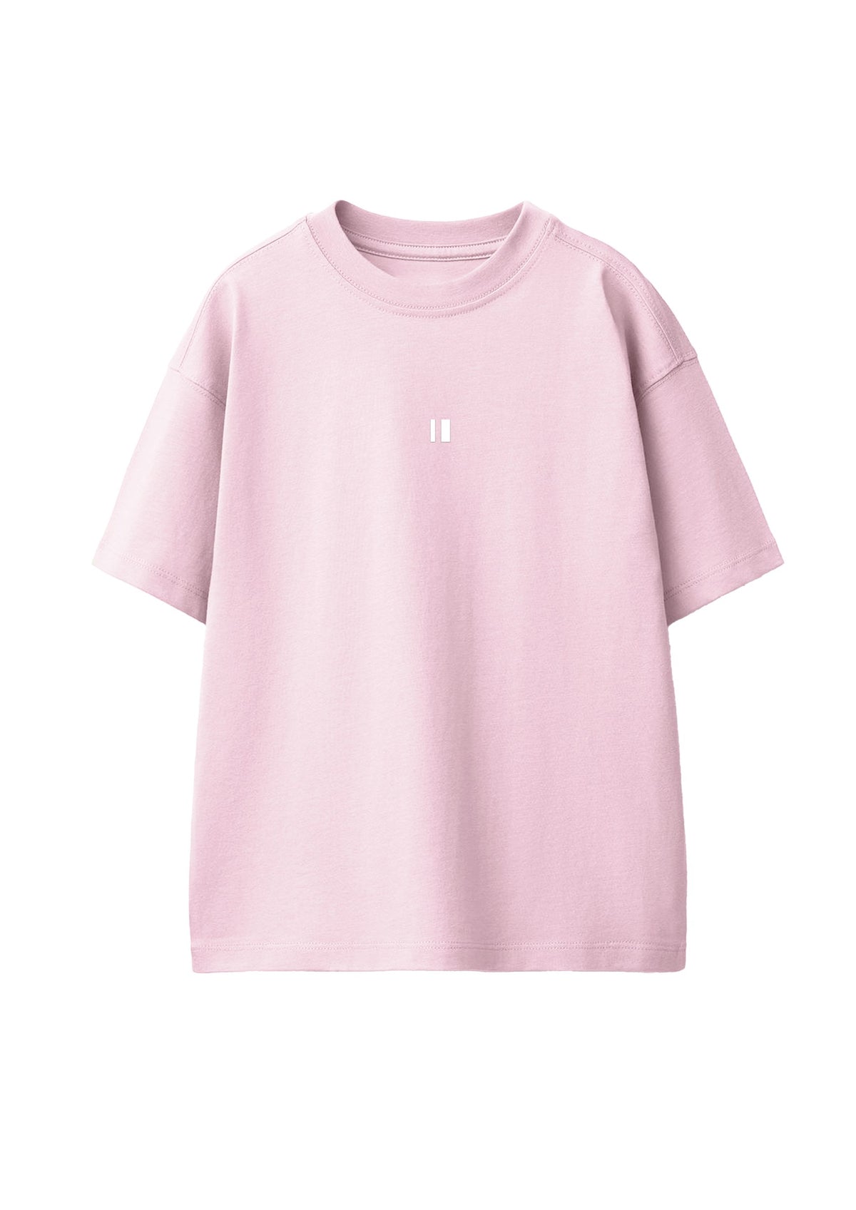 Light Pink Solid T-Shirt Jr