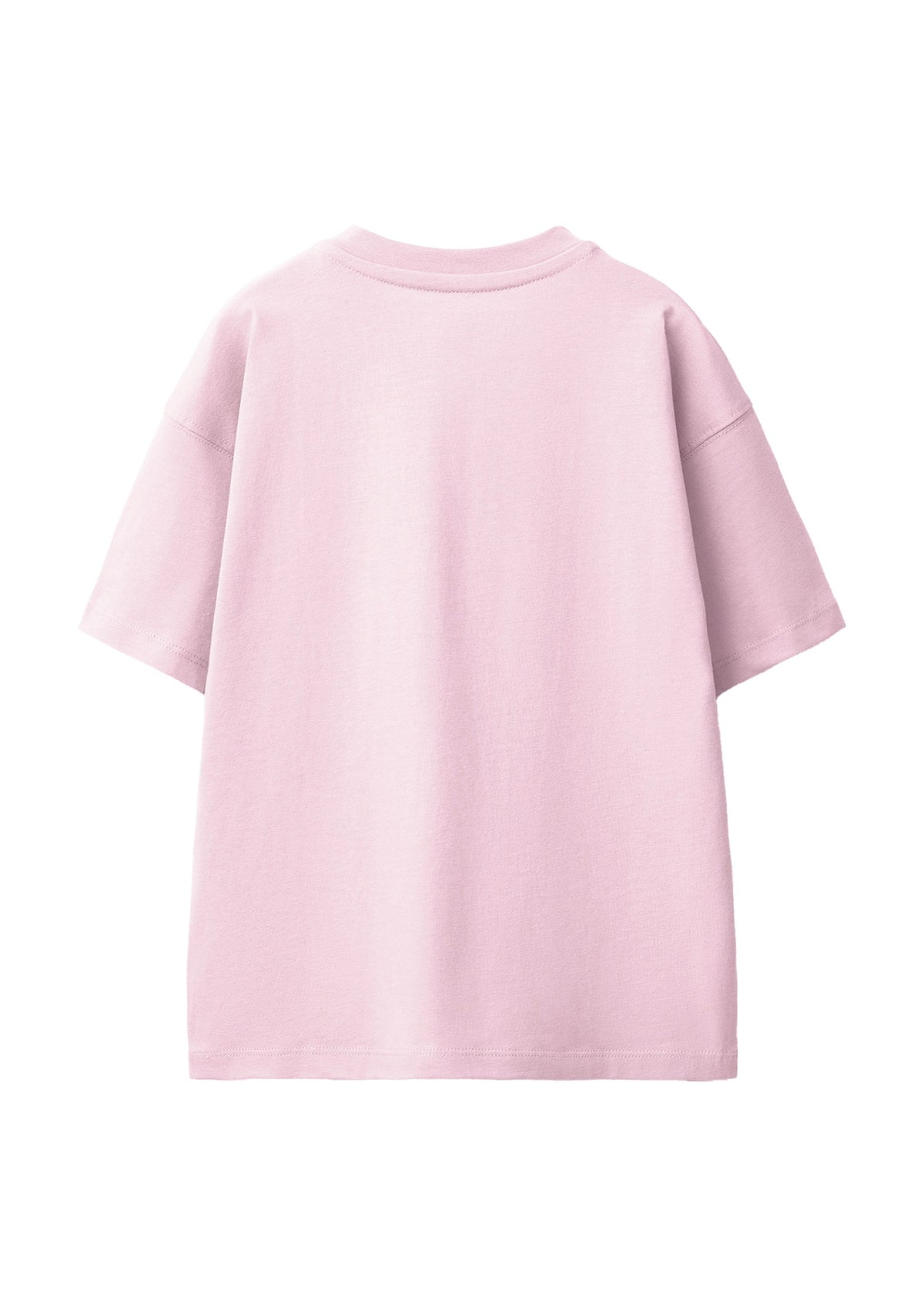 Light Pink Solid T-Shirt Jr