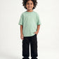 Light Green Solid T-Shirt Jr
