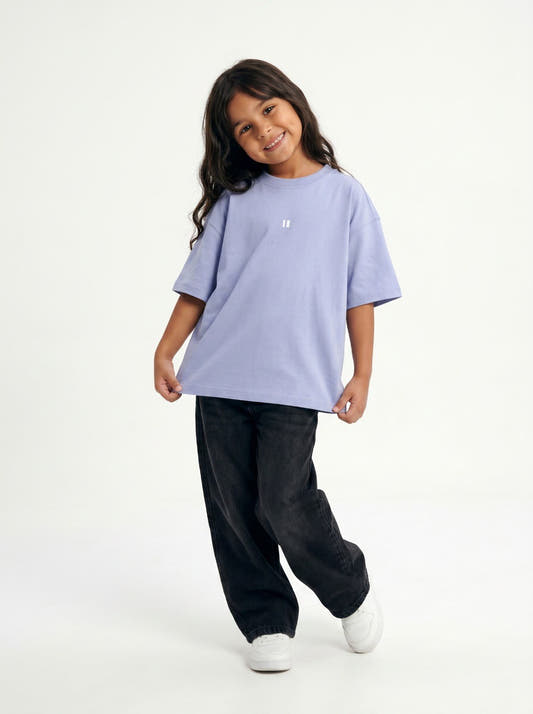 Cloud Blue Solid T-Shirt Jr