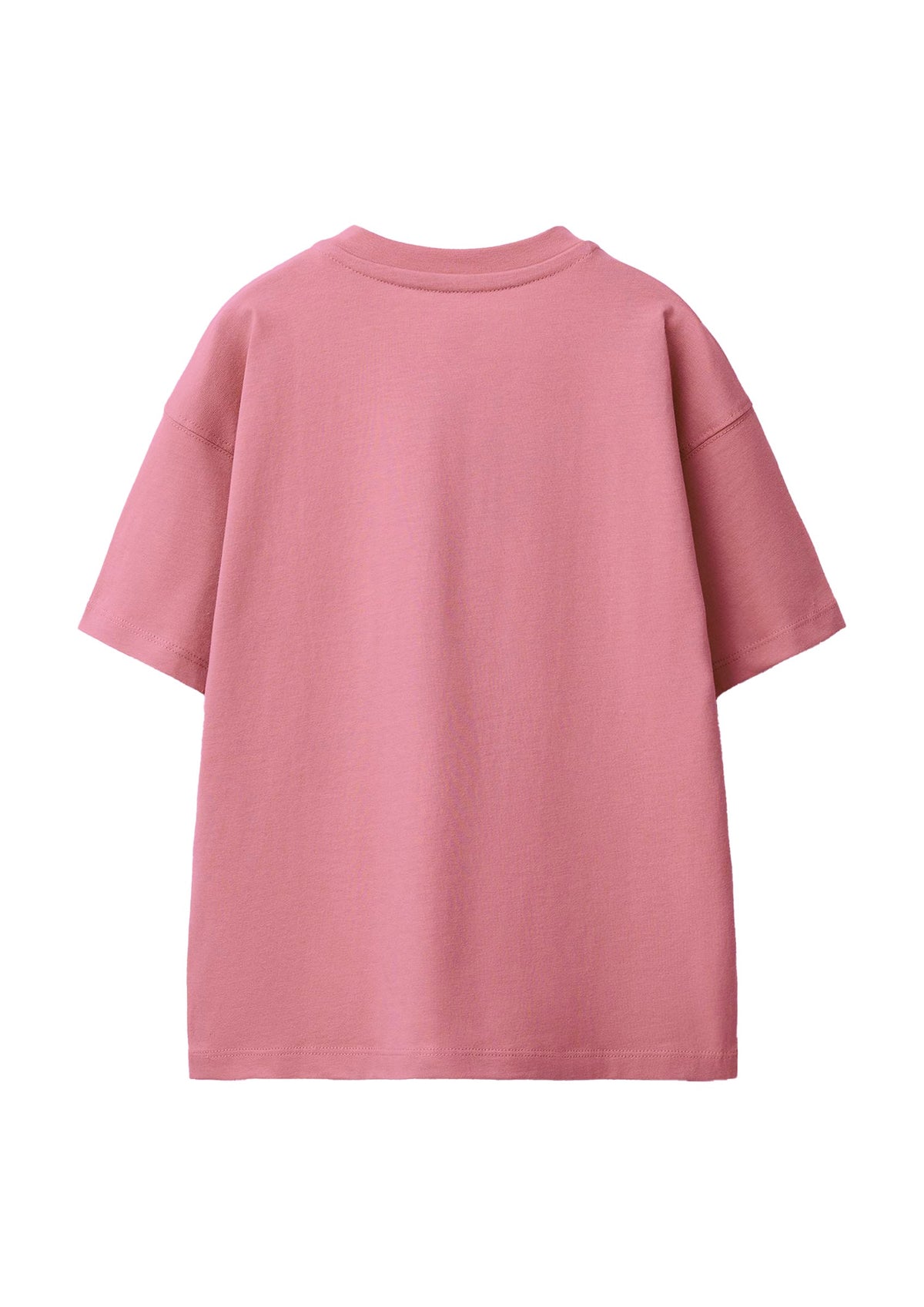 Dusty Pink Solid T-Shirt Jr