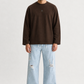 Mocha Brown Full Sleeve Waffle T-shirt