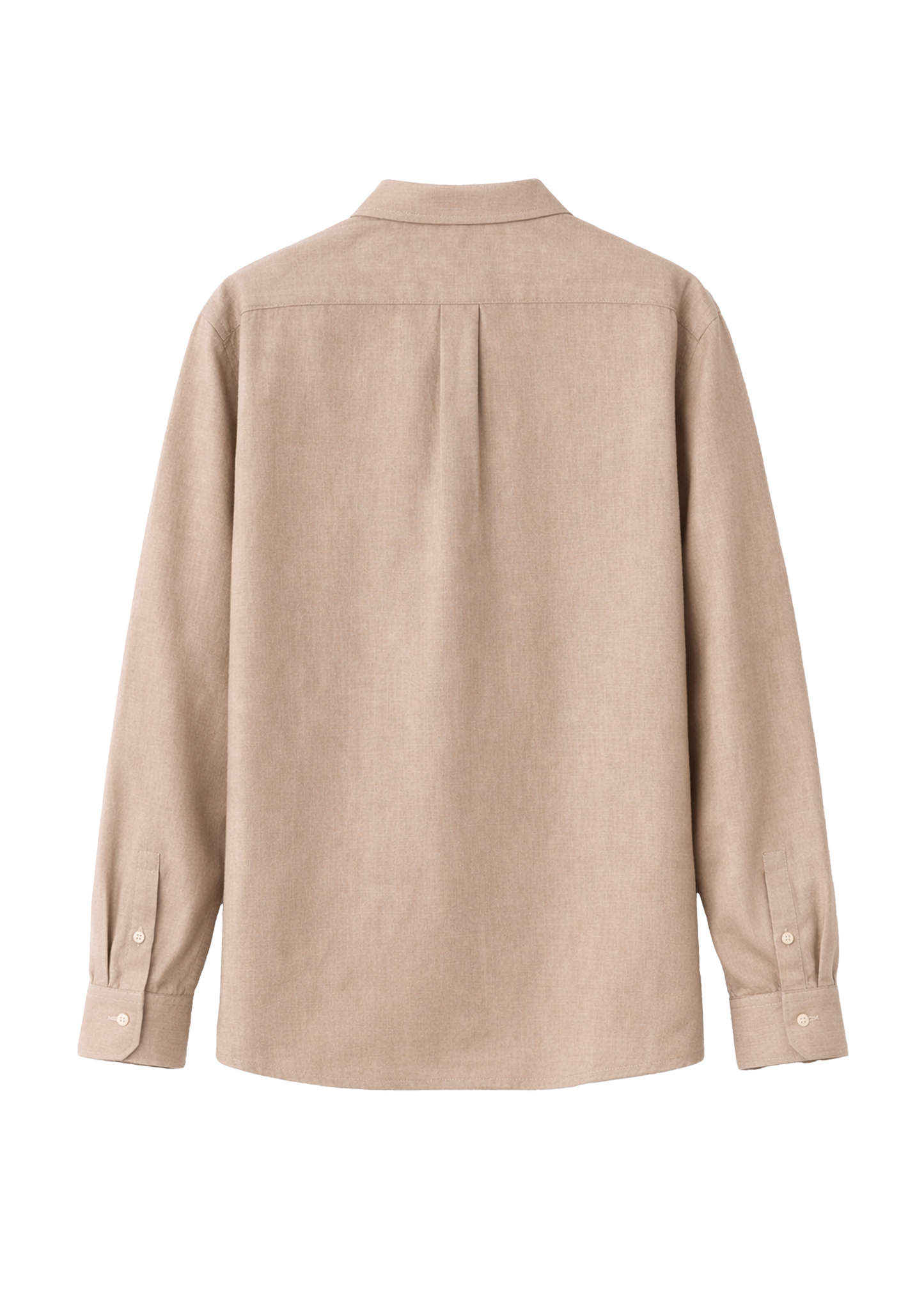 Coffee Linen Shirt Jr