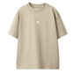 Cream Solid T-Shirt Jr