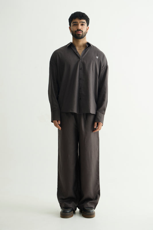 Charcoal Linen Set