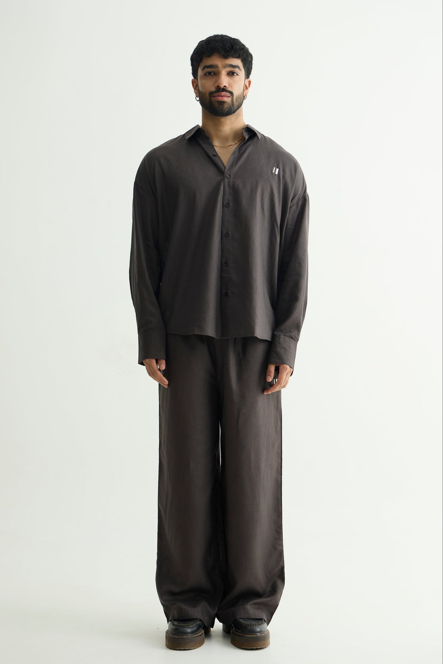 Charcoal Linen Pant