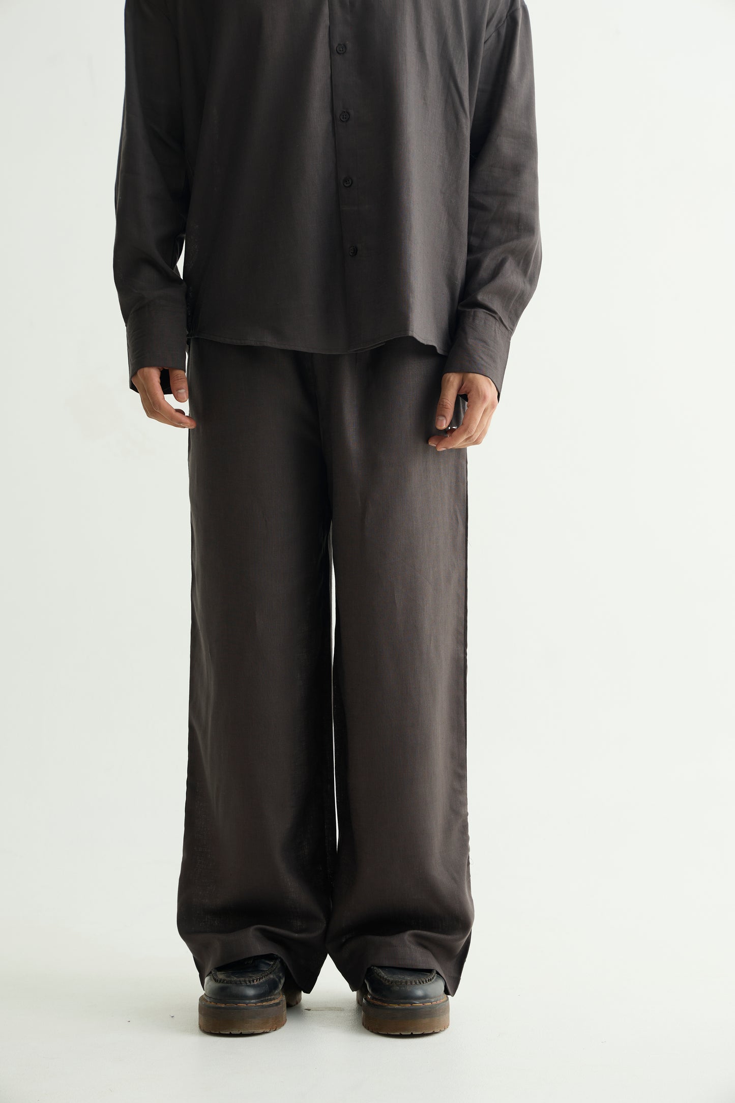 Charcoal Linen Pant