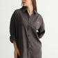 Charcoal Linen Shirt