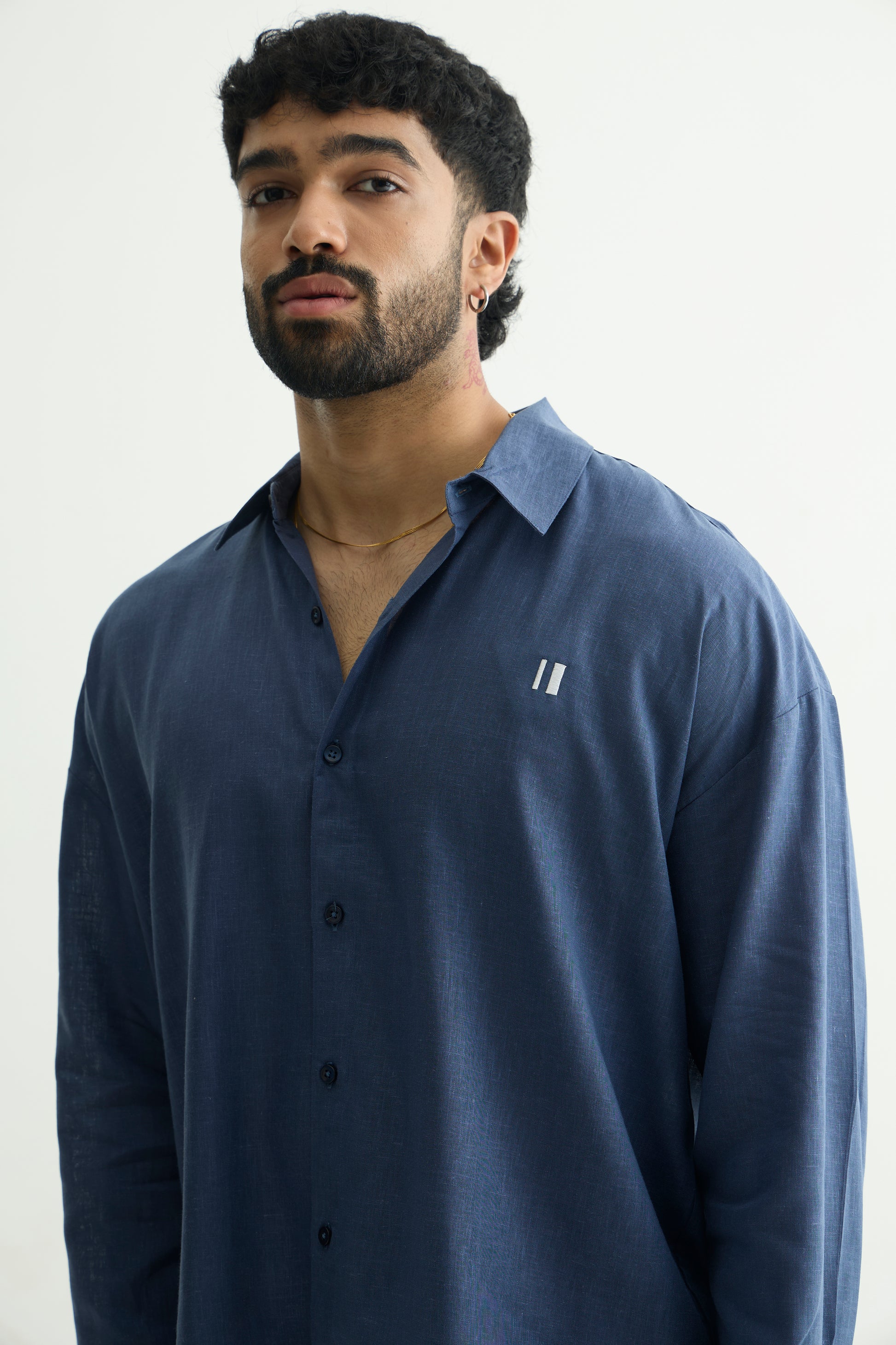 Chapter2Drip Monday Blue linen shirt — view 2