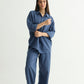 Chapter2Drip Monday Blue linen shirt — view 3